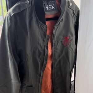 army green bomber jacket